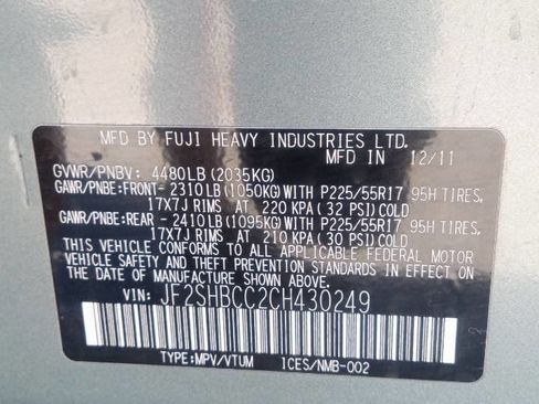 Used 2012 Subaru Forester 2.5X Premium image 20