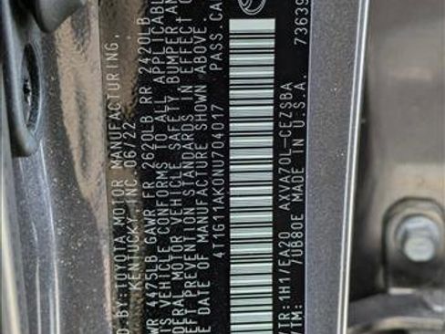 Used 2022 Toyota Camry SE image 20