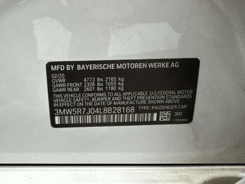 Used 2020 BMW 330i xDrive Sedan w/ Driving Assistance Package AWD/4WD image 55