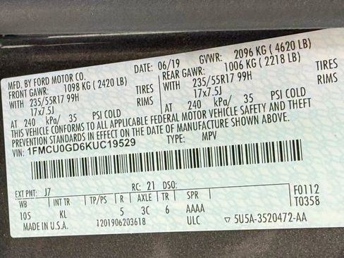 Used 2019 Ford Escape SE image 16