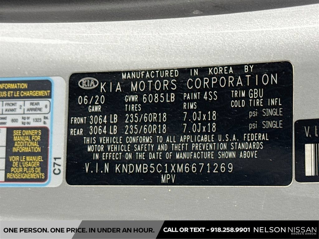 Used 2021 Kia Sedona EX FWD image 33