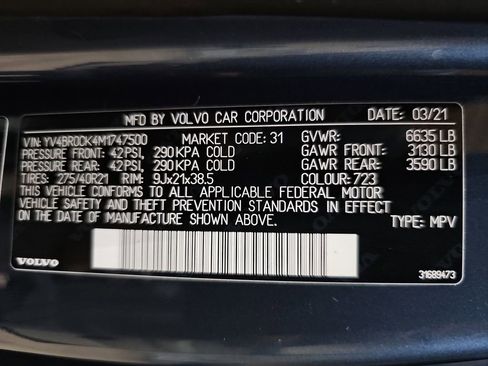 Used 2021 Volvo XC90 T8 Inscription Expression w/ Advanced Package image 26