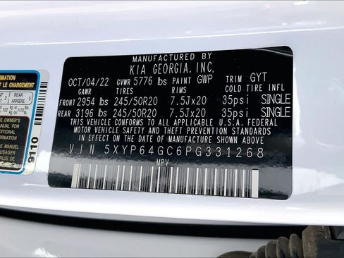 Certified 2023 Kia Telluride S w/ S Sunroof Package FWD image 30
