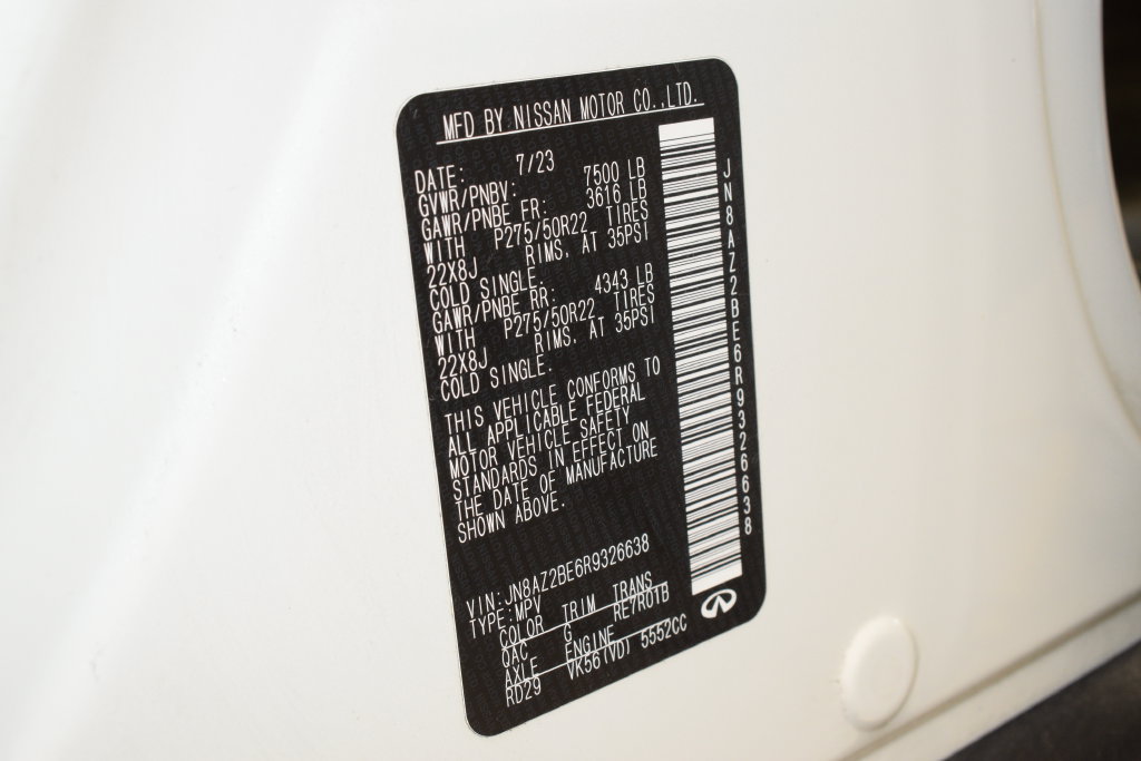 Certified 2024 INFINITI QX80 Sensory AWD/4WD image 43