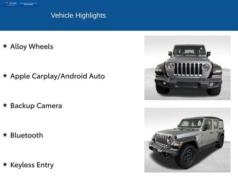 Used 2020 Jeep Wrangler Unlimited Sport AWD/4WD image 2