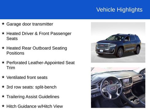 Used 2022 GMC Acadia Denali w/ Denali Technology Package FWD image 29