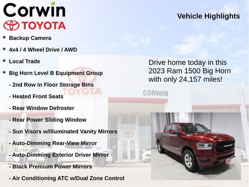 Used 2023 RAM 1500 Big Horn image 7