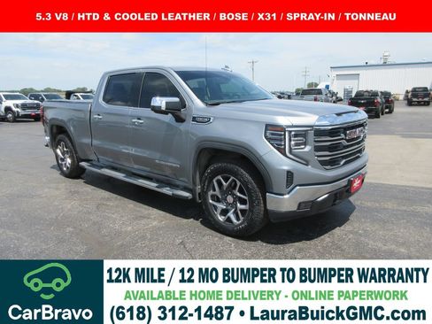 Certified 2025 GMC Sierra 1500 SLT w/ SLT Premium Package AWD/4WD image 1