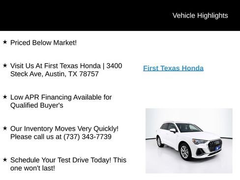 Used 2023 Audi Q3 2.0T Premium AWD/4WD image 9