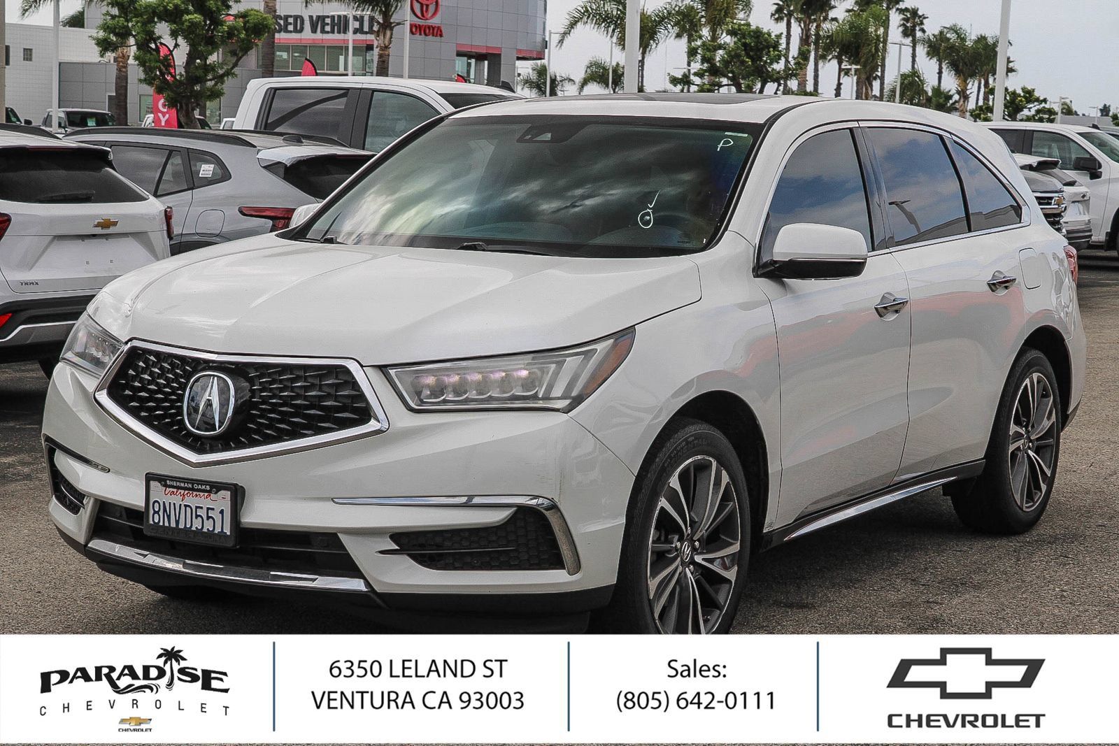 Used 2020 Acura MDX w/ Technology Package FWD image 1