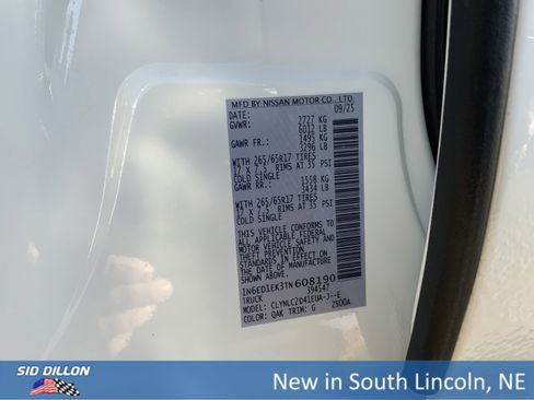 New 2026 Nissan Frontier SV w/ SV Convenience Package image 12