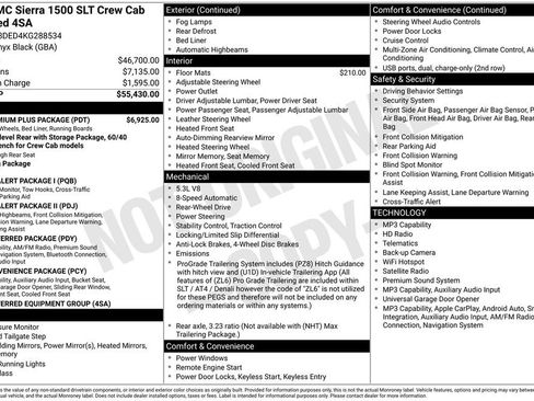 Used 2019 GMC Sierra 1500 SLT w/ SLT Premium Plus Package RWD image 2