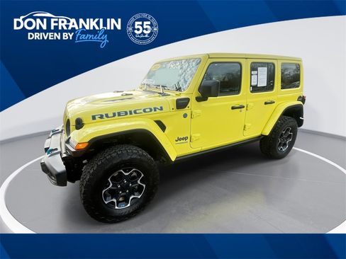 Used 2022 Jeep Wrangler Unlimited Rubicon 4xe w/ Cold Weather Group image 1