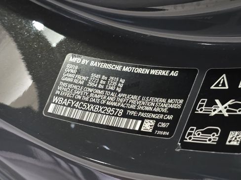 Used 2019 BMW M850i xDrive Convertible w/ Driver Assistance Package AWD/4WD image 32
