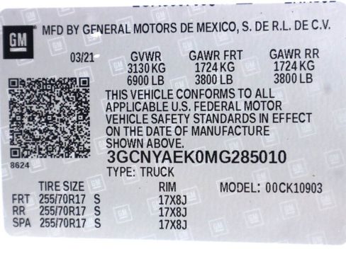 Used 2021 Chevrolet Silverado 1500 W/T w/ WT Convenience Package AWD/4WD image 36