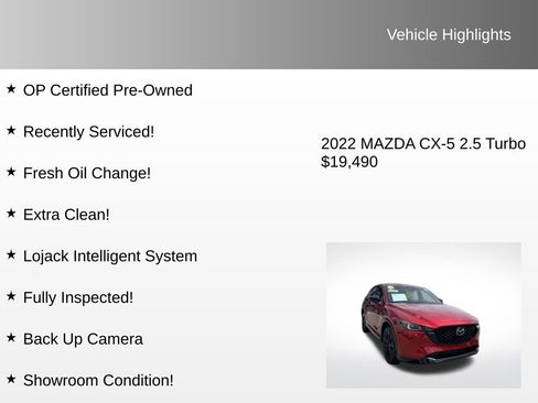 Used 2022 MAZDA CX-5 AWD 2.5 Turbo image 4