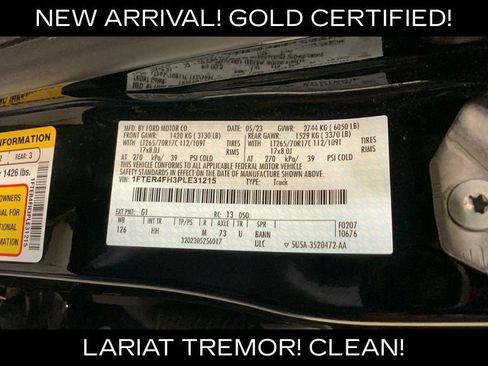 Used 2023 Ford Ranger Lariat w/ Tremor Off-Road Package AWD/4WD image 48