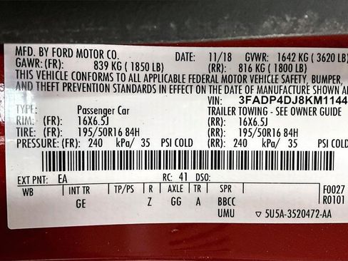 Used 2019 Ford Fiesta ST-Line w/ ST Line Cold Weather Package image 19