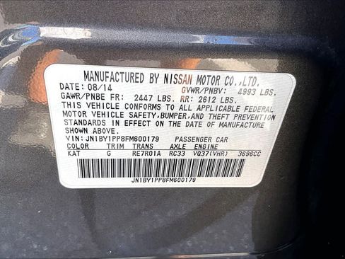 Used 2015 INFINITI Q70 L 3.7 RWD image 33