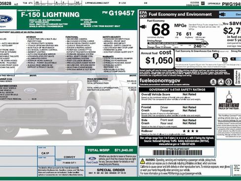 Used 2023 Ford F150 Lightning Lariat image 4