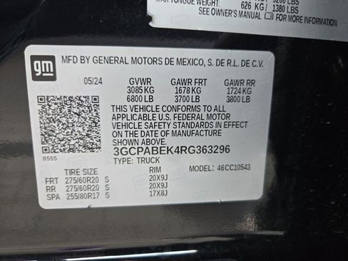 Used 2024 Chevrolet Silverado 1500 Custom w/ Turbomax Blackout Package RWD image 24
