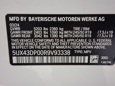Certified 2024 BMW X3 sDrive30i w/ Convenience Package RWD image 20