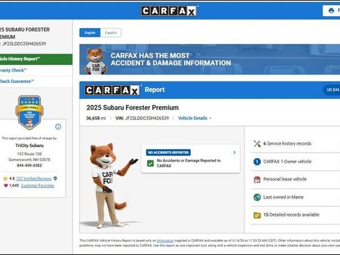 Used 2025 Subaru Forester Premium image 12