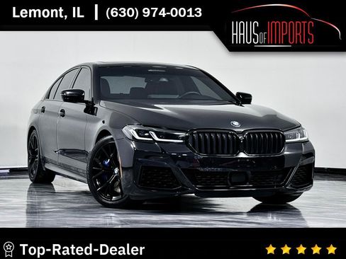 Used 2021 BMW M550i xDrive w/ Dynamic Handling Package AWD/4WD image 1