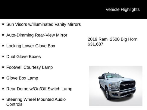 Used 2019 RAM 2500 Big Horn image 8