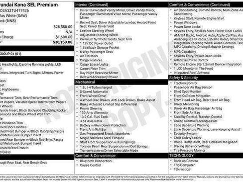 New 2026 Hyundai Kona SEL Premium FWD image 19