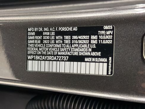 Certified 2024 Porsche Cayenne Turbo GT AWD/4WD image 24