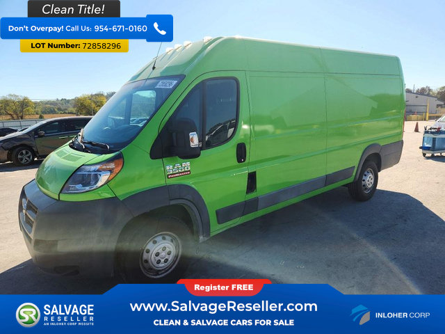 Used 2017 RAM ProMaster 3500 w/ Mopar Trailer Tow Group FWD image 1
