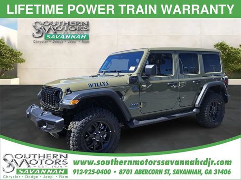 New 2025 Jeep Wrangler Unlimited Sport S 4xe AWD/4WD image 1
