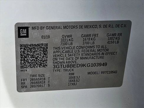 Used 2019 GMC Sierra 1500 SLE w/ SLE Value Package image 21