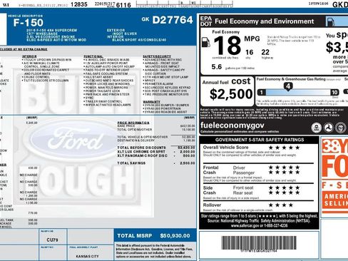 Used 2016 Ford F150 XLT w/ Equipment Group 302A Luxury image 5