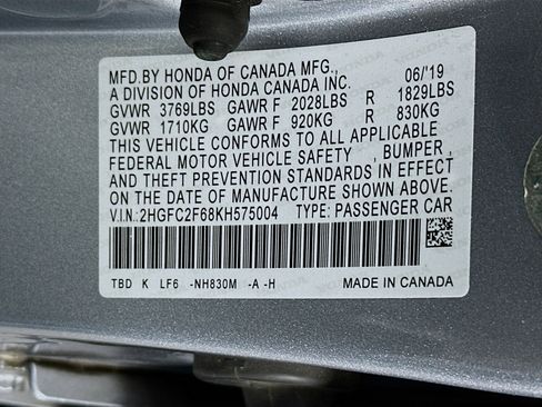 Used 2019 Honda Civic LX image 12