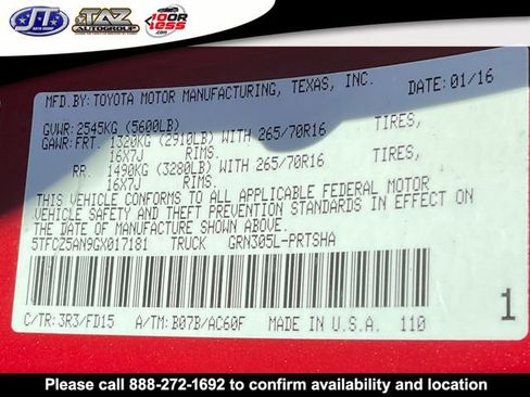 Used 2016 Toyota Tacoma TRD Off-Road image 18