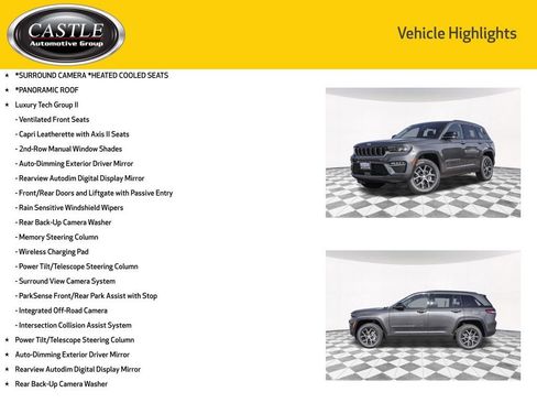 New 2025 Jeep Grand Cherokee Limited w/ Luxury Tech Group II image 3