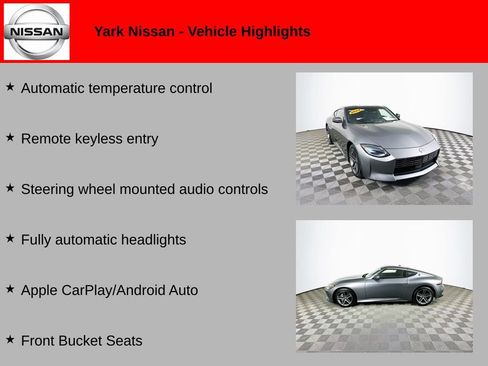 Certified 2024 Nissan Z Sport w/ Floor Mat Package RWD image 2