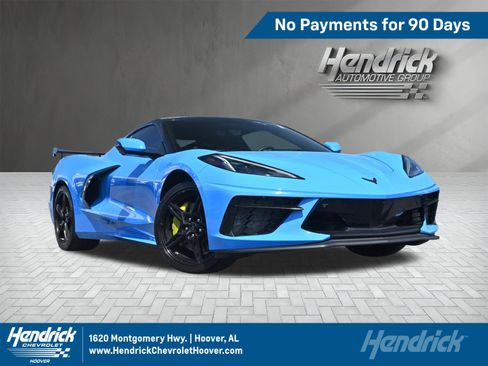 Used 2021 Chevrolet Corvette Stingray Preferred Cpe w/ Z51 Performance Package RWD image 1
