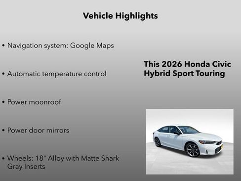 New 2026 Honda Civic Sport Touring image 5