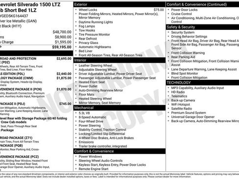 Used 2019 Chevrolet Silverado 1500 LTZ image 7