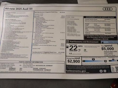 New 2025 Audi S5 Premium Plus image 9