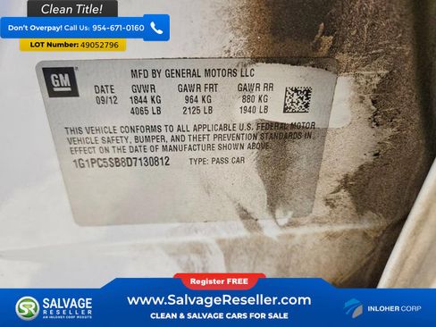 Used 2013 Chevrolet Cruze LT image 16