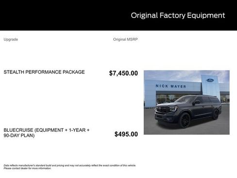 New 2026 Ford Expedition Max Platinum w/ Stealth Performance Package image 9