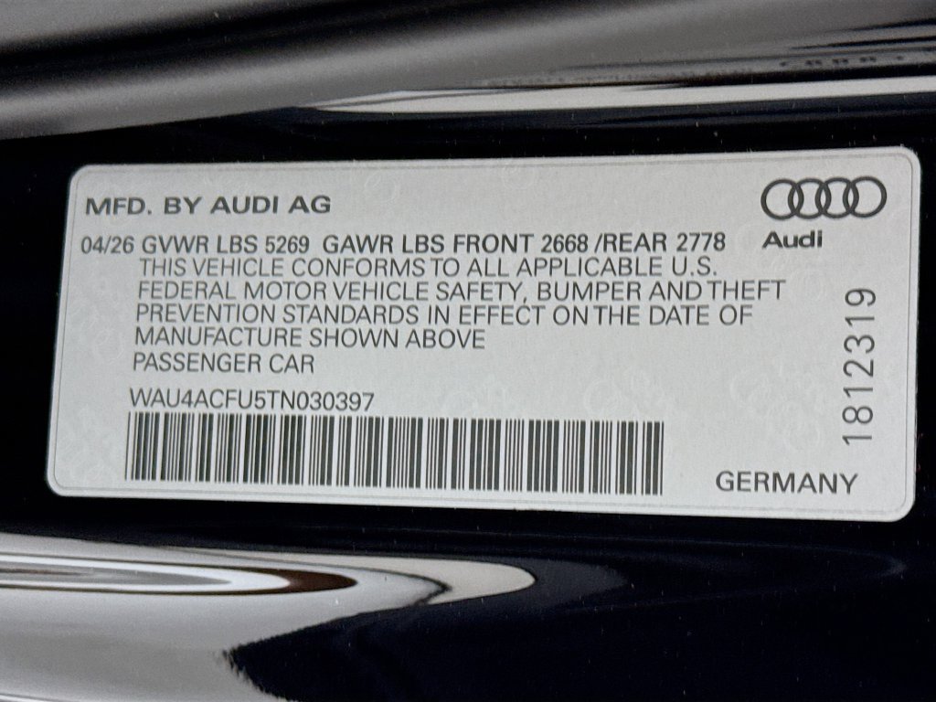 Used 2026 Audi A5 Premium w/ S Line Black Optic Package AWD/4WD image 34