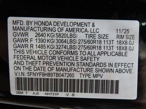 Used 2026 Honda Passport TrailSport Elite image 69