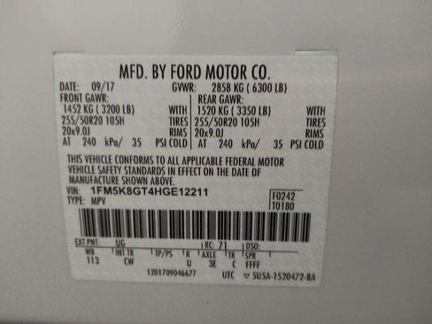 Used 2017 Ford Explorer Sport w/ Equipment Group 401A image 33