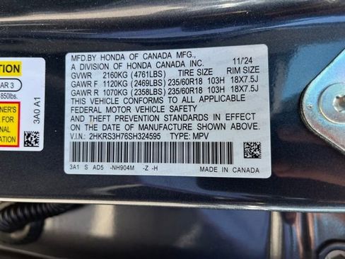 Certified 2025 Honda CR-V EX-L image 11