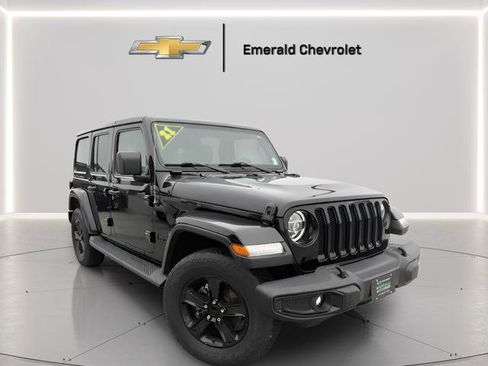 Used 2021 Jeep Wrangler Unlimited Sahara AWD/4WD image 1